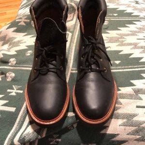 Esprit black ankle boots size 10